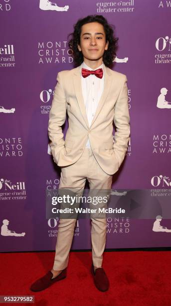 Mateo Ferro attends The Eugene O'Neill Theater Center's 18th Annual Monte Cristo Award Honoring Lin-Manuel Miranda at Edison Ballroom on April 30,...