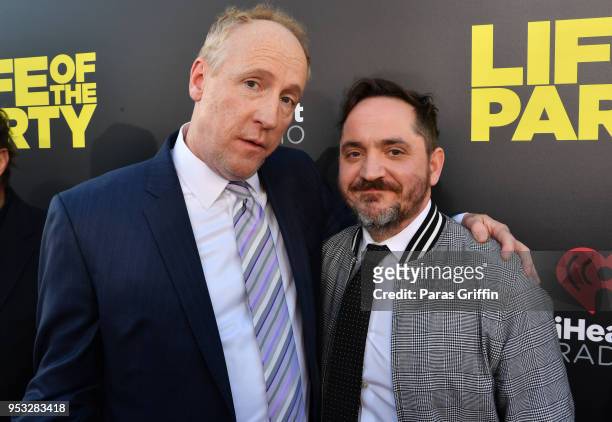 Matt Walsh and Ben Falcone attend "Life Of The Party" World Premiere at AMC Tiger 13 on April 30, 2018 in Opelika, Alabama.