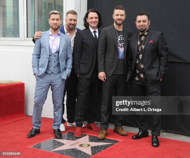 Honored With Star On The Hollywood Walk Of Fame held on April 30, 2018 in Hollywood, California.