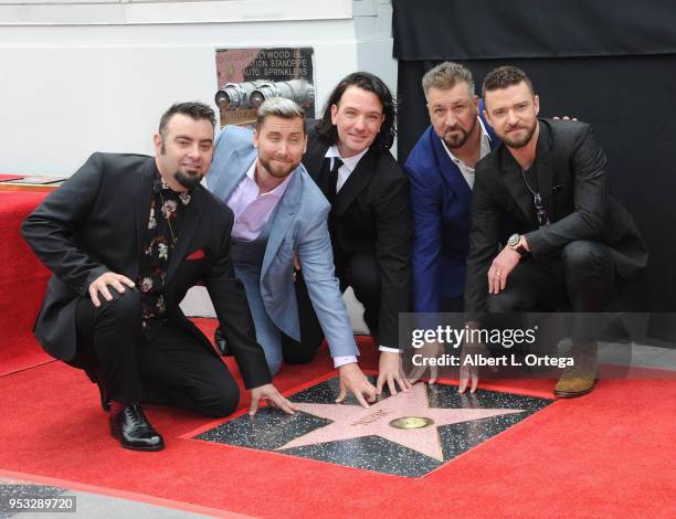 Honored With Star On The Hollywood Walk Of Fame held on April 30, 2018 in Hollywood, California.