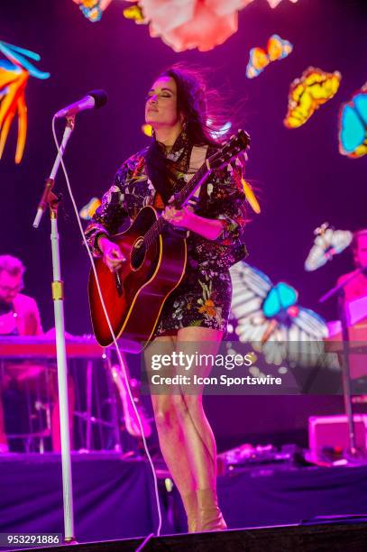 Kacey Musgraves performed at Stagecoach, California's Country Music Festival on April 28, 2018 at the Empire Polo Club in Indio, CA.
