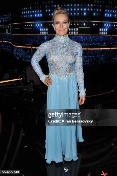 Jamie Anderson attends ABC's "Dancing With The Stars: Athletes" Season 26 show on April 30, 2018 in Los Angeles, California.