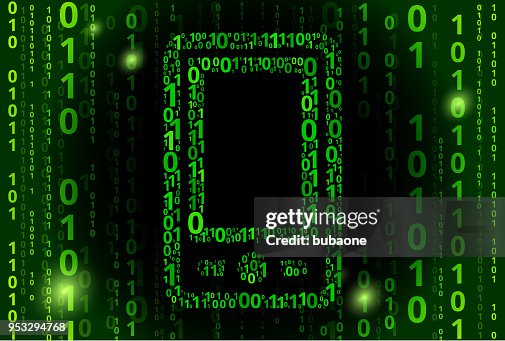 Telephone Binary Code Vector Pattern Background Telephone Binary Code Vector Pattern Background