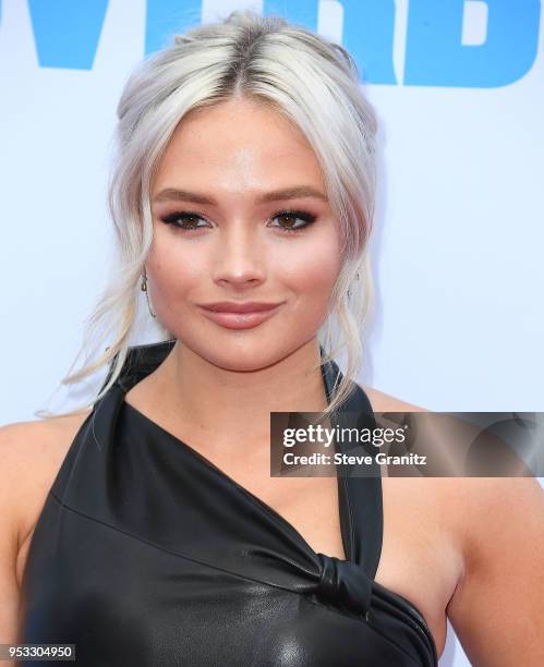 Natalie Alyn Lind arrives at the Premiere Of Lionsgate And Pantelion Film's "Overboard" at Regency Village Theatre on April 30, 2018 in Westwood,...