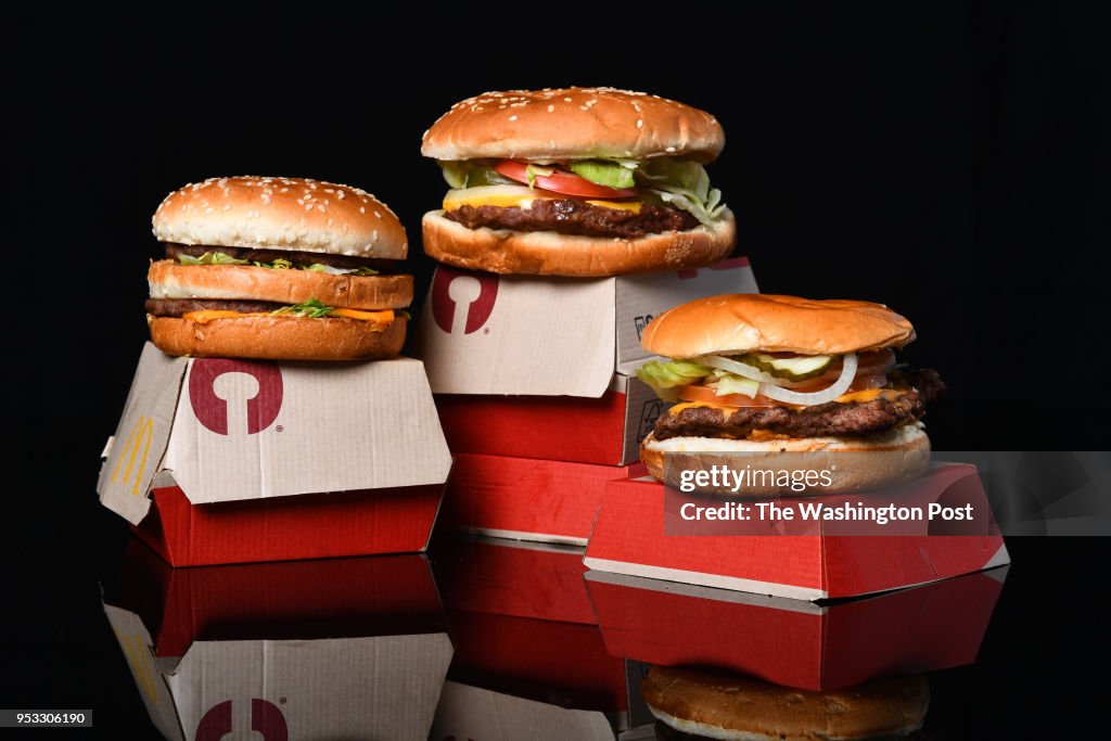 Reviews/ranking of burgers from McDonald's, Burger King and Wendy's