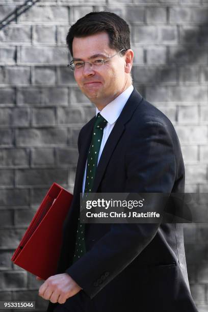 James Brokenshire, Secretary of State for Housing, Communities and Local Government attends the first cabinet meeting following the Re-Shuffle at...