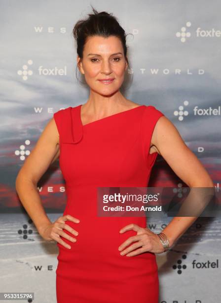 Sara Wiseman poses at the Museum of Contemporary Art on May 1, 2018 in Sydney, Australia.