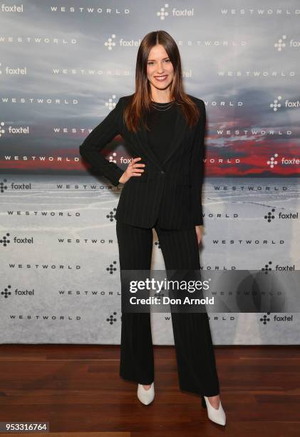 Lily Sullivan poses at the Museum of Contemporary Art on May 1, 2018 in Sydney, Australia.