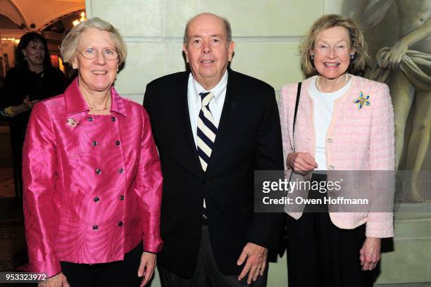 Guest, Richard Thomas and Sheila Pulling attends Fountain House Symposium and Luncheon at The Pierre Hotel on April 30, 2018 in New York City.