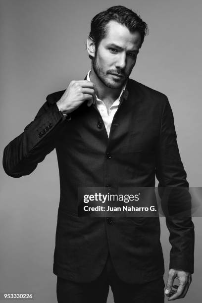 Spanish actor Alejandro Albarracin is photographed on self assignment during 21th Malaga Film Festival 2018 on April 17, 2018 in Malaga, Spain.