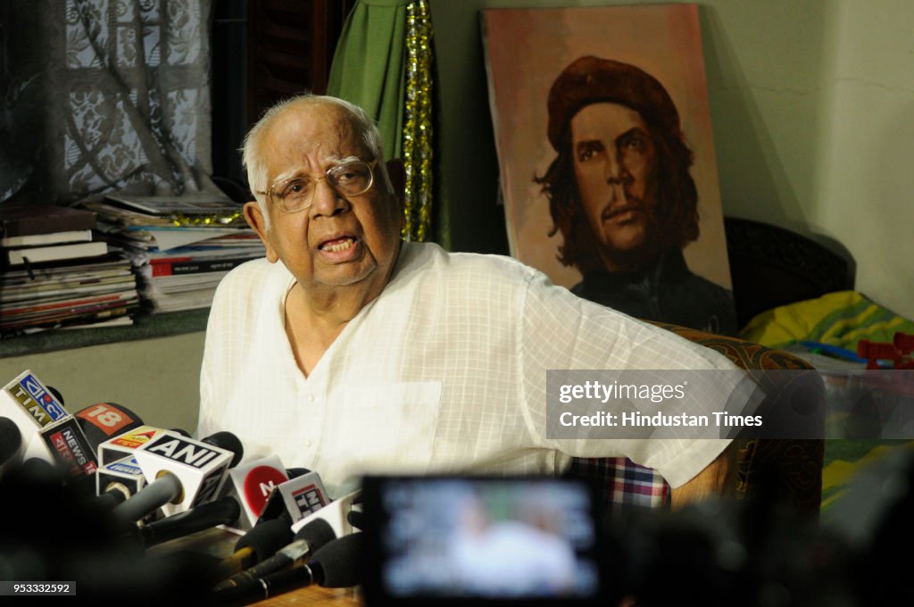 Somnath Chatterjee Interacts With Media On Panchayat Poll Violence