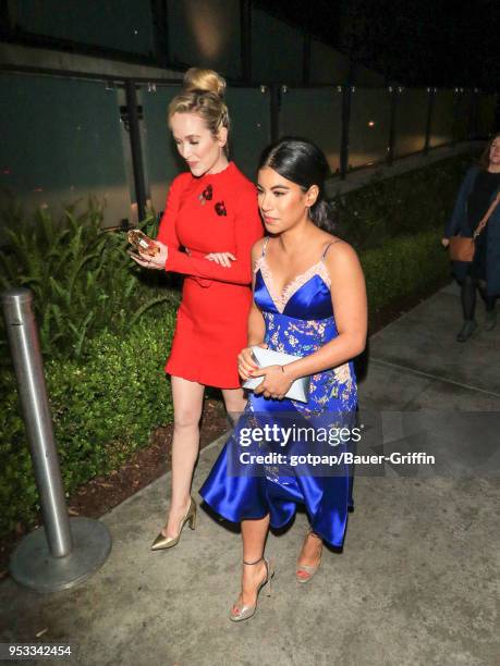 Kelley Jakle and Chrissie Fit are seen on April 30, 2018 in Los Angeles, California.