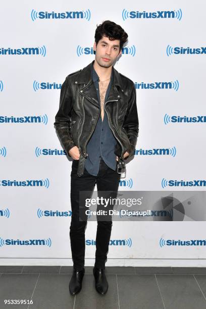 Bobi Andonov visits SiriusXM Studios on May 1, 2018 in New York City.