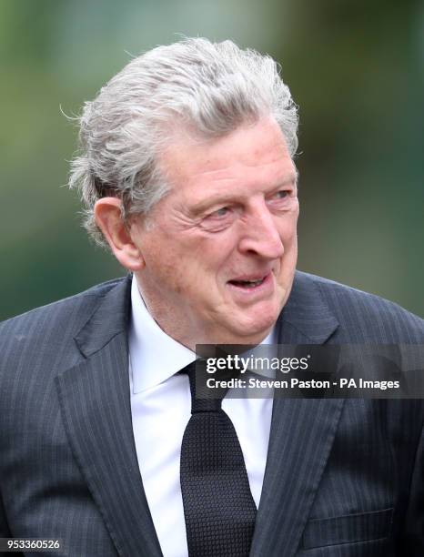 Roy Hodgson outside St Luke's and Christ Church, London, where the memorial service for former Chelsea player Ray Wilkins is being held. Wilkins, who...