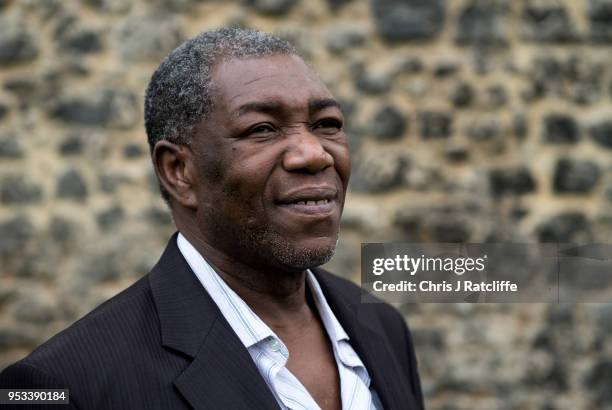 Sylvester Marshall poses for a photograph on College Green after members of the Windrush generation and their families attend a meeting with MPs at...