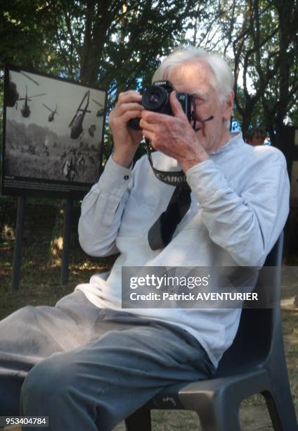 The French Photographer Marc Riboud show "Images Buissonieres" at the 8th annual Photographic Festival "Peuple et Nature" at La Gacilly in Brittany"....