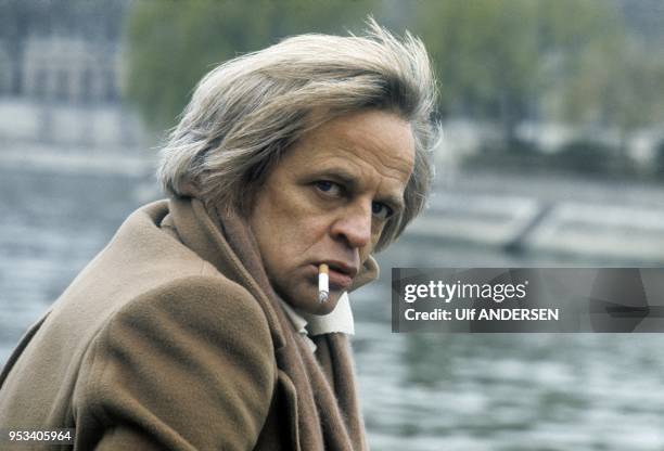 Archive image of German actor Klaus Kinski pictured on October 7, 1976 in Paris, France.