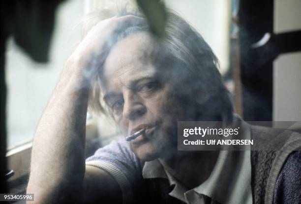 Archive image of German actor Klaus Kinski pictured on October 7, 1976 in Paris, France.