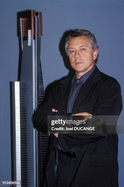 Portrait de l'architecte australien Karl Fender à Melbourne, en 2000, Australie.