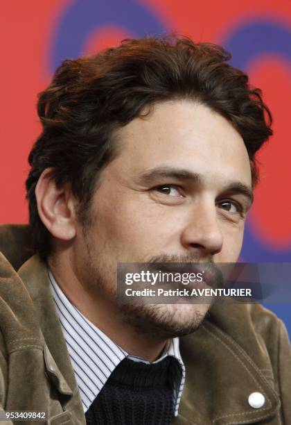 James Franco attends the 'Lovelace' press conference during the 63rd Berlinale International Film Festival at the Grand Hyatt Hotel on February 9,...