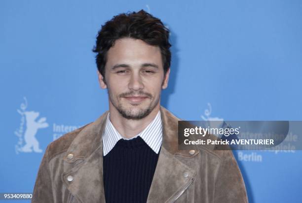 James Franco attends the 'Lovelace' press conference during the 63rd Berlinale International Film Festival at the Grand Hyatt Hotel on February 9,...