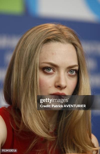 Amanda Seyfried attends the 'Lovelace' press conference during the 63rd Berlinale International Film Festival at the Grand Hyatt Hotel on February 9,...