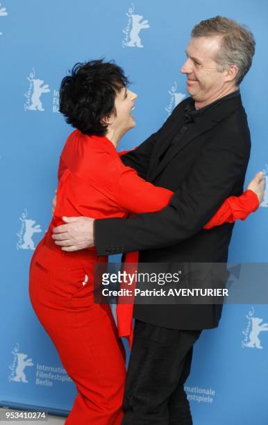 Bruno Dumont ,Juliette Binoche for the movie "Camille Claudel 1915" during the 63rd Berlinale International Film Festival on February 12, 2013 in...