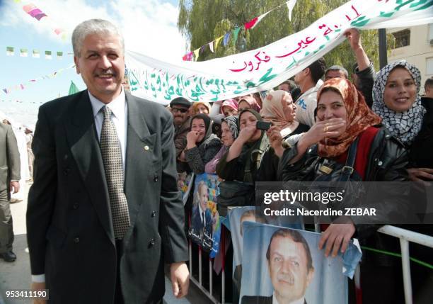 New algerian prime minister Abdelmalek Sellal on April 2, 2009 in Algiers, Algeria.