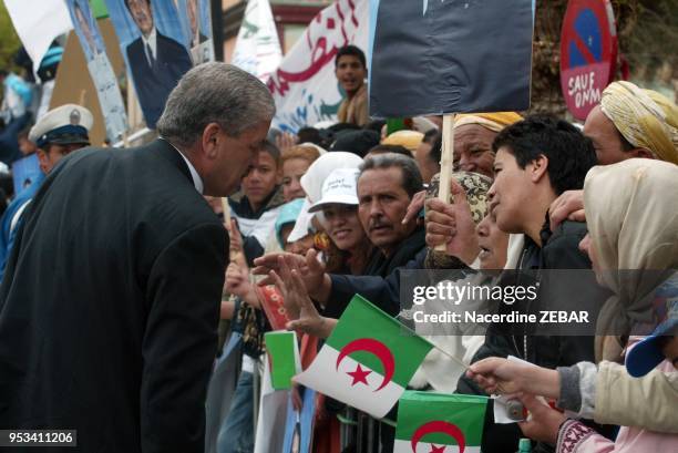 New algerian prime minister Abdelmalek Sellal on April 2, 2009 in Algiers, Algeria.