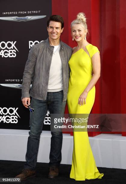 Tom Cruise and Julianne Hough at the Los Angeles premiere of "Rock of Ages" held at the Grauman's Chinese Theater on June 8 Los Angeles, Usa.
