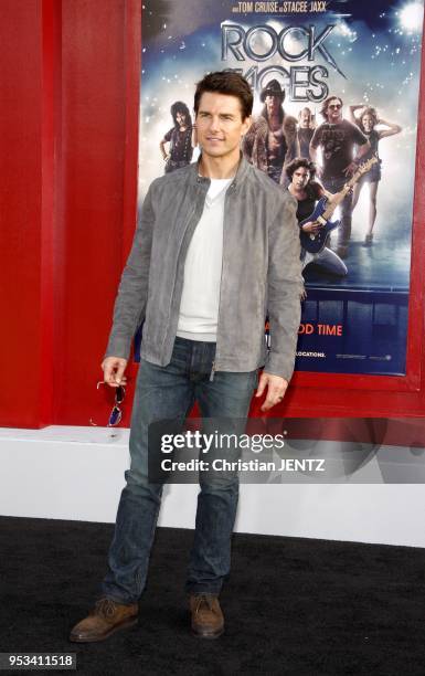 Tom Cruise at the Los Angeles premiere of "Rock of Ages" held at the Grauman's Chinese Theater on June 8 Los Angeles, Usa.