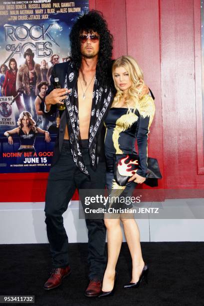 Josh Duhamel and Fergie at the Los Angeles premiere of "Rock of Ages" held at the Grauman's Chinese Theater on June 8 Los Angeles, Usa.