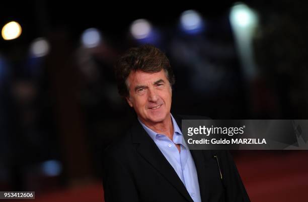 French actor Francois Cluzet poses on the red carpet at 'En Solitaire' Premiere during the 8th Rome Film Festival on November 9, 2013 in Rome, Italy.