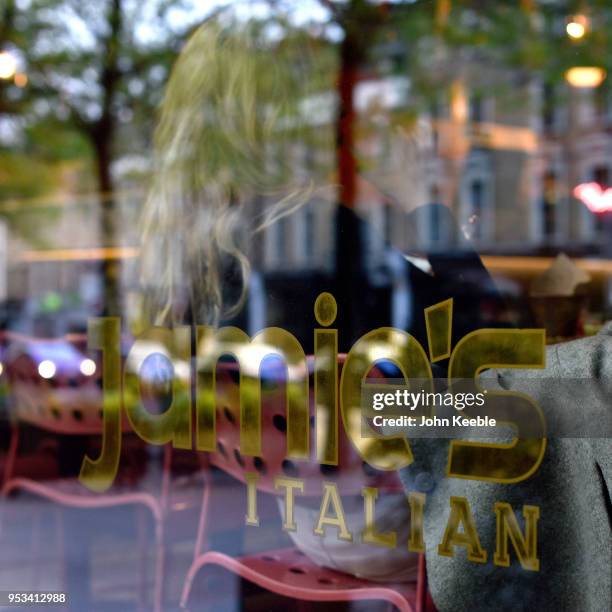 General view of Jamie Oliver's restaurant chain Jamie's Italian near the Angel on April 29, 2018 in London, England.