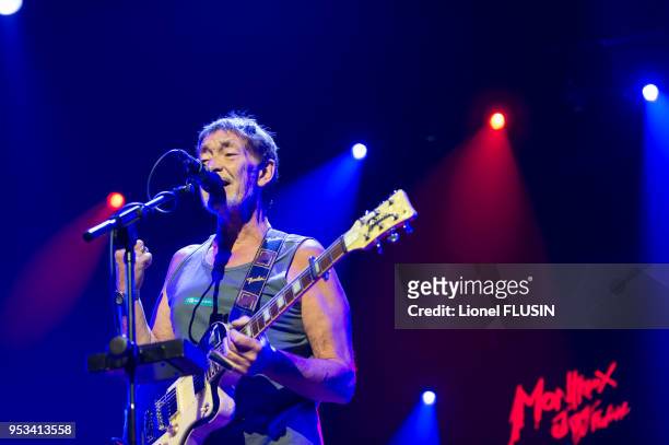 Chris Rea en concert le 5 juillet 2014 au Montreux Jazz Festival, Suisse.