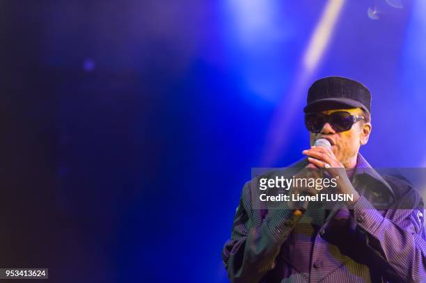 Bobby Womack en concert live au 'Montreux Jazz Festival' le 6 juillet 2013 a Montreux, Suisse.