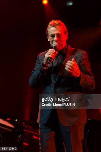 Pepe Lienhard performs life to pay tribute to Claube Nobs on February 8, 2013 in Montreux, Switzerland.