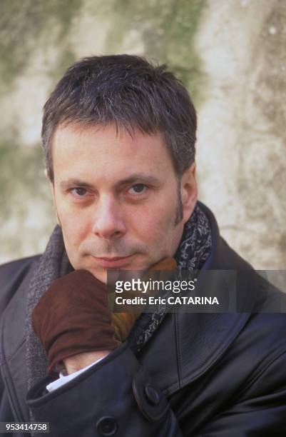 Portrait du scénariste et réalisateur français Gabriel Aghion le 5 mars 1996, France.