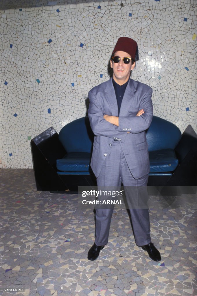 Thierry Ardisson à Paris en 1987