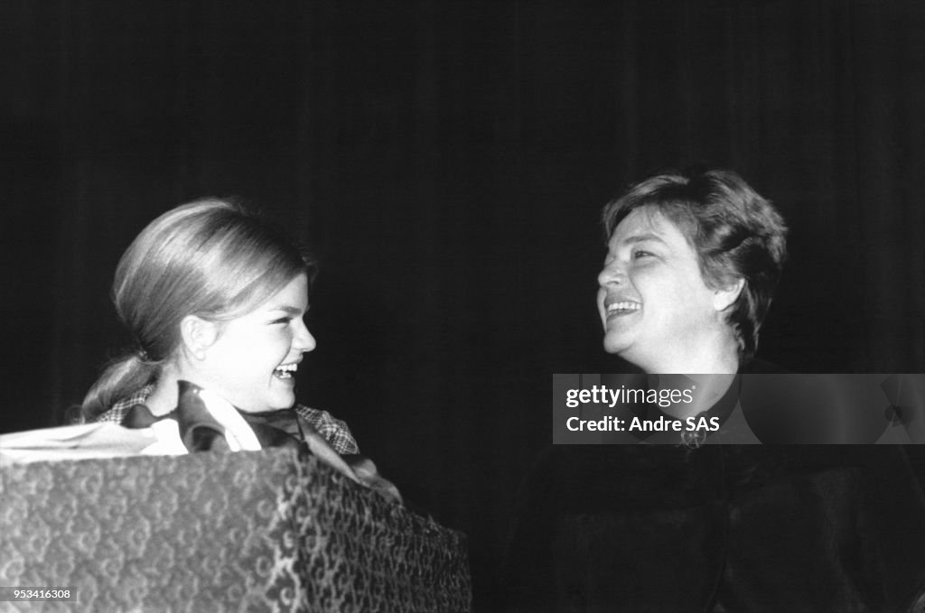 Simone Signoret et sa fille Catherine Allégret