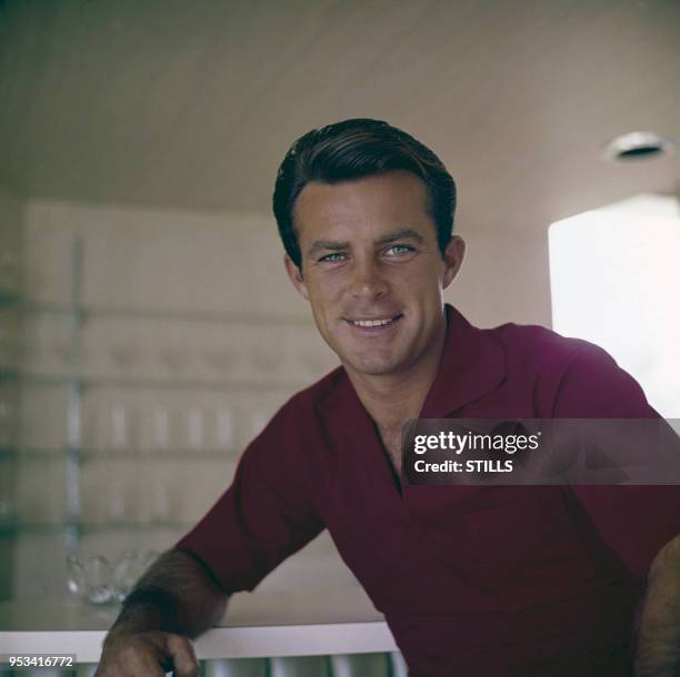 Portrait de l'acteur américain Robert Conrad dans les années 60. Circa 1960.