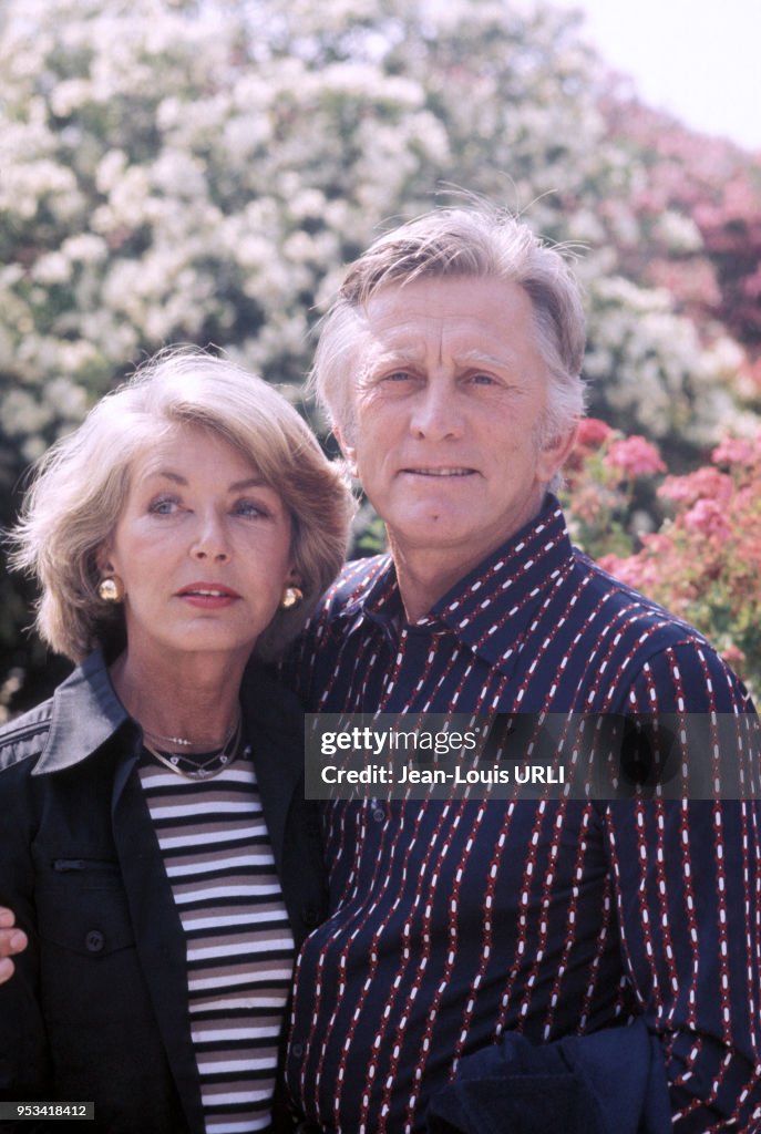 Kirk Douglas et sa femme dans les années 70