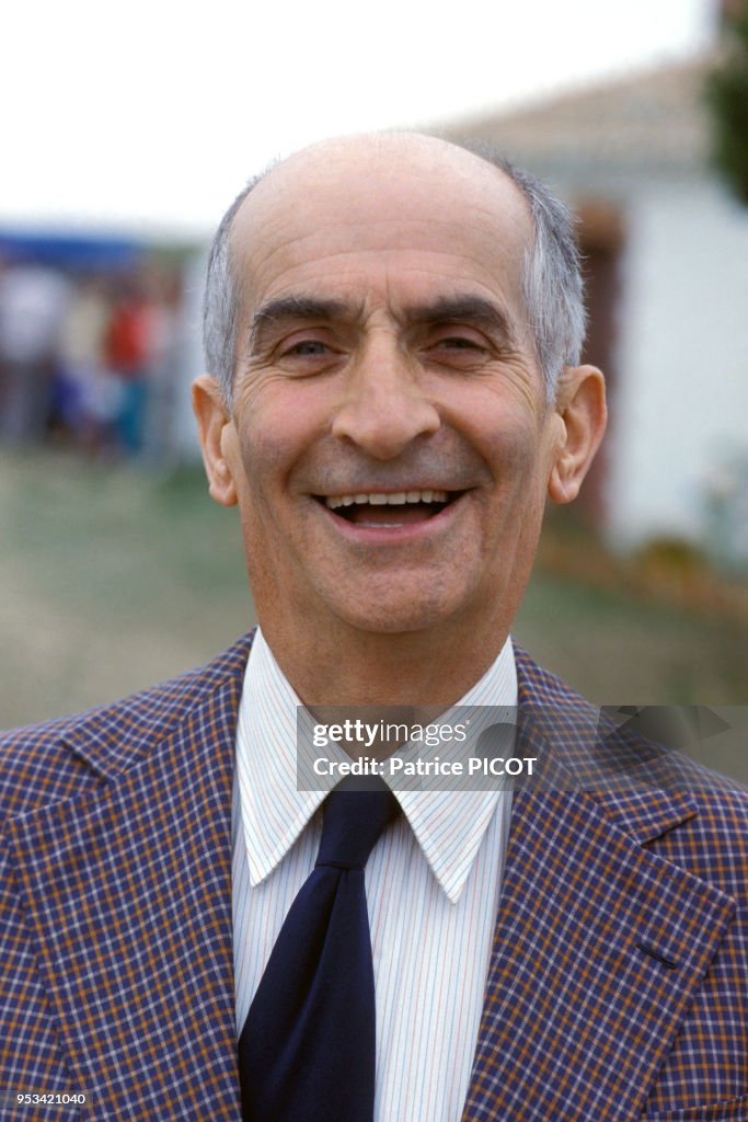 Louis Define Portrait de Louis de Funès le 10 aout 1982, France. News Photo - Getty ...