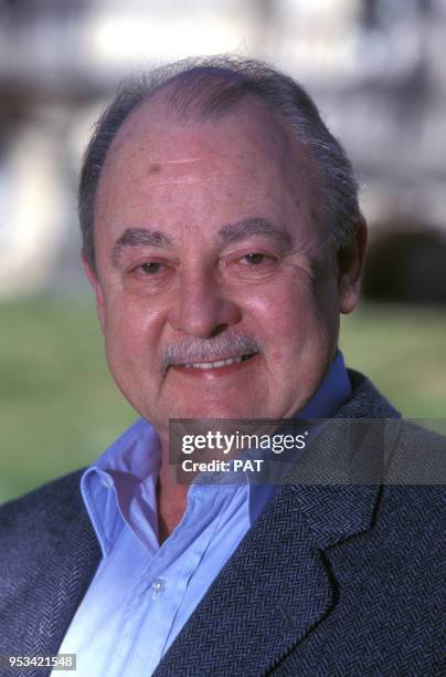 Acteur américain John Hillerman en avril 1995 à Cognac, France.