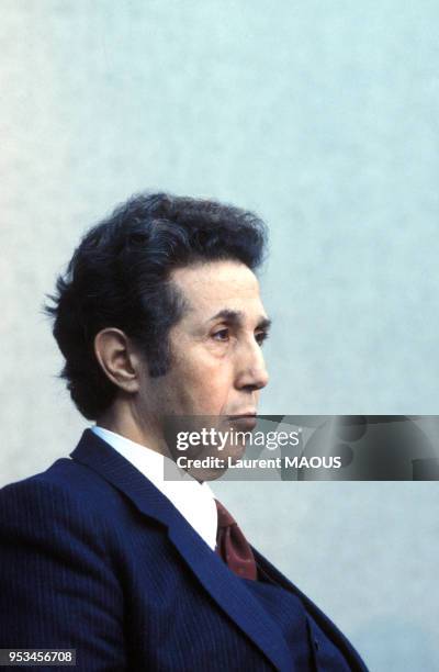 Ancien président Ahmed Ben Bella en septembre 1981 en Algérie.