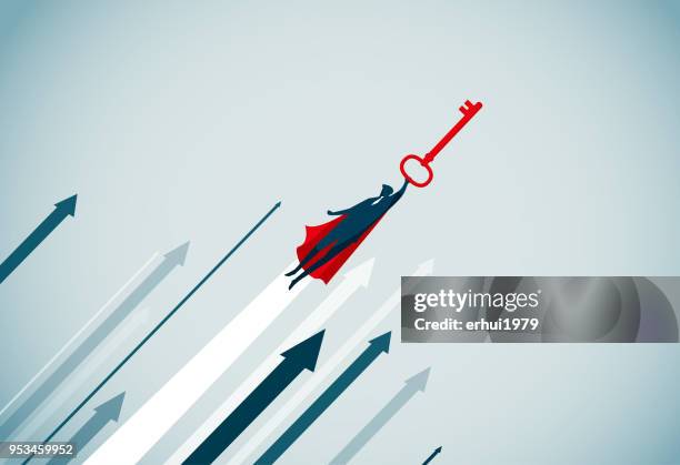 key to success - unlock stock illustrations