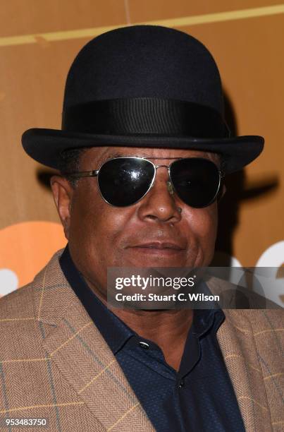 Tito Jackson attends The Entertainer App launch party at The London Cabaret Club on May 1, 2018 in London, England.