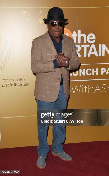 Tito Jackson attends The Entertainer App launch party at The London Cabaret Club on May 1, 2018 in London, England.