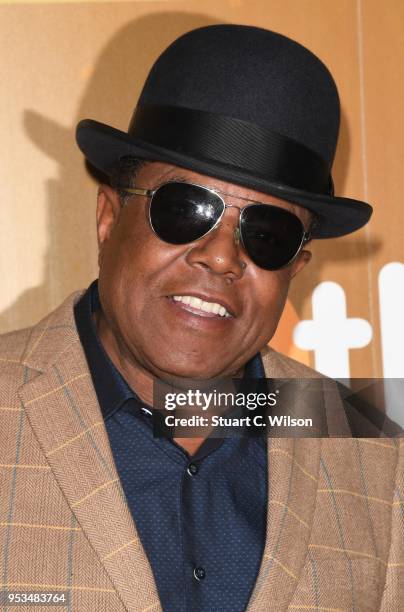 Tito Jackson attends The Entertainer App launch party at The London Cabaret Club on May 1, 2018 in London, England.