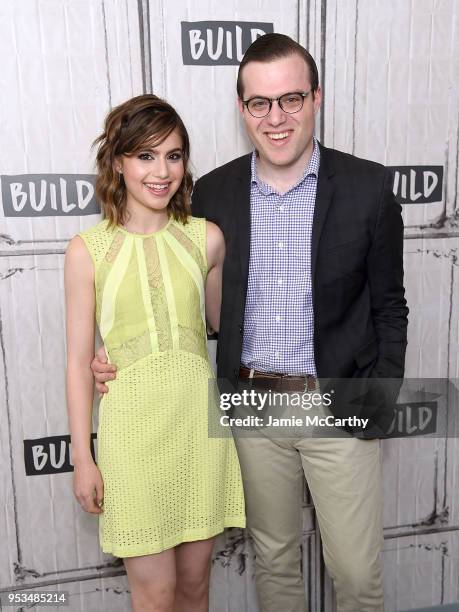 Sami Gayle and brother Chad Klitzman visit Build Series at Build Studio on May 1, 2018 in New York City.